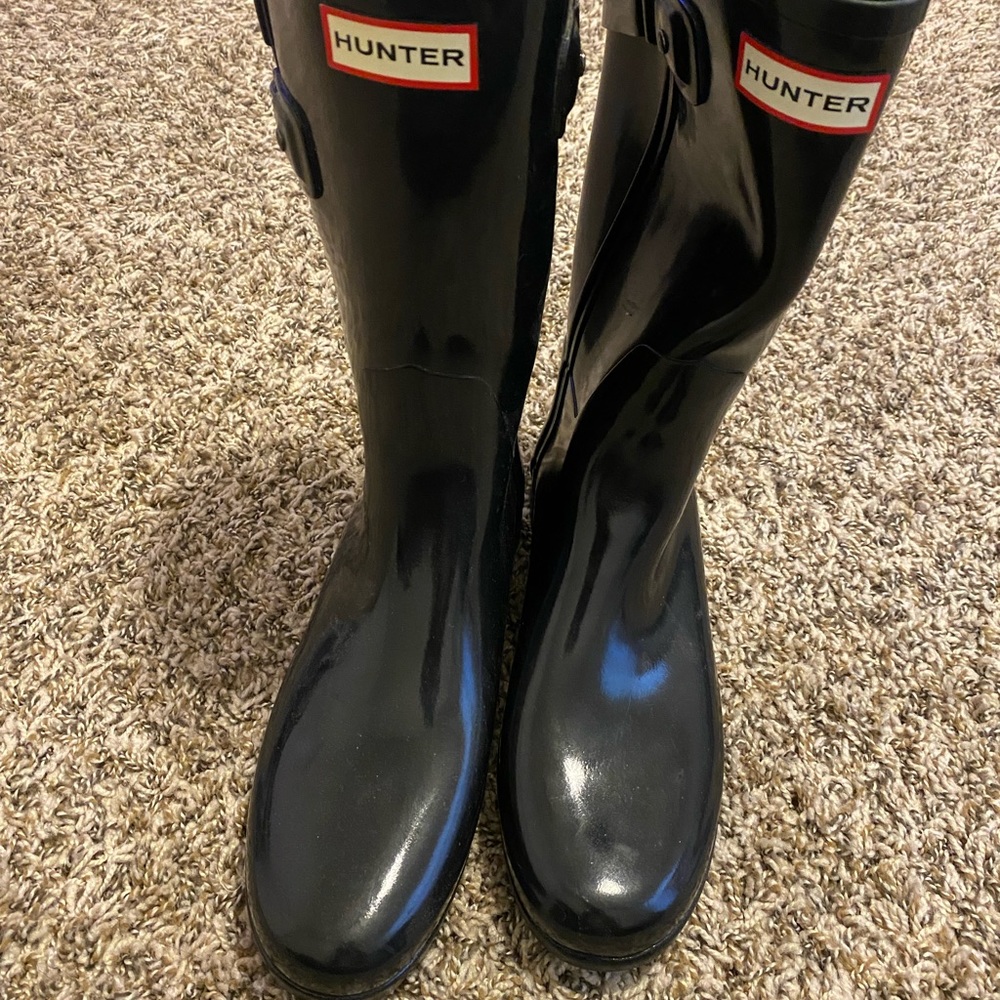 Hunter boots (navy)